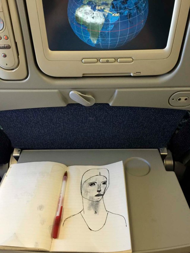 tuesday, august 4 } somewhere above syria. i haven't missed my home this much since maybe the time i visited beirut in 2010. the fact that both times it was beirut is merely a coincidence