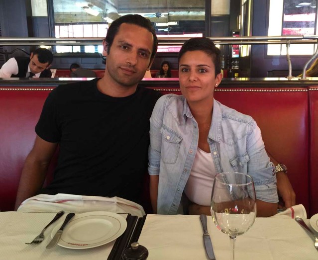 thursday, july 30 } z and i have lunch with m and j at the metropolitan restaurant. it's always good to see them