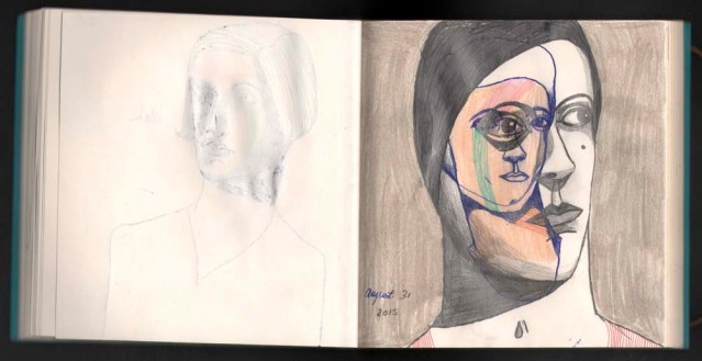 zeri crafts notebook } crackface