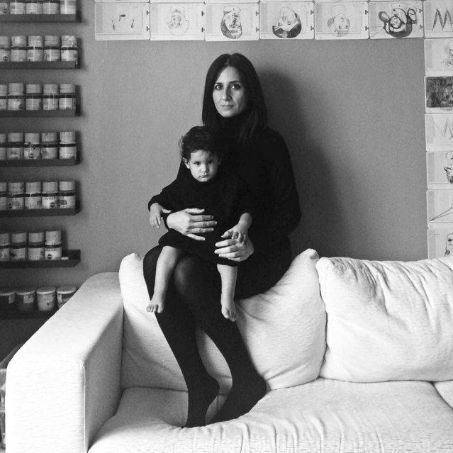 turtle-necked and black is the way nephew and aunty roll