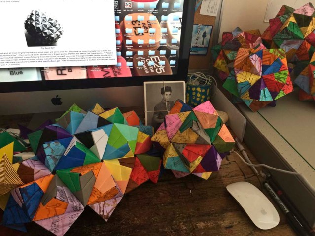 saturday morning began rather innocently with a fresh start at this origami behemoth