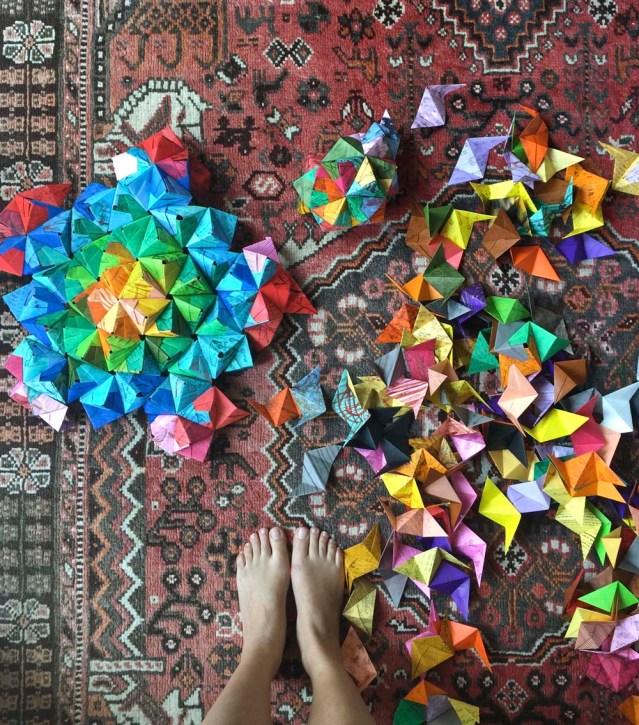 i soon moved to the floor and decided that color coordinating sections would be far more helpful, which it was. it was also a lot easier on the eyes. i think this was my third or fourth attempt. by this time it was around 3 pm