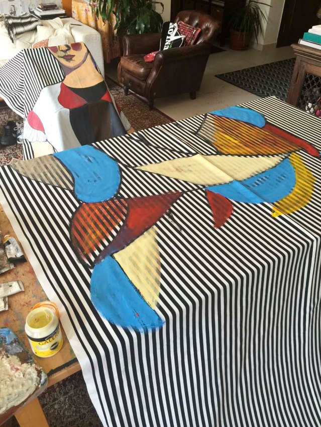 i enjoyed working on the skirt