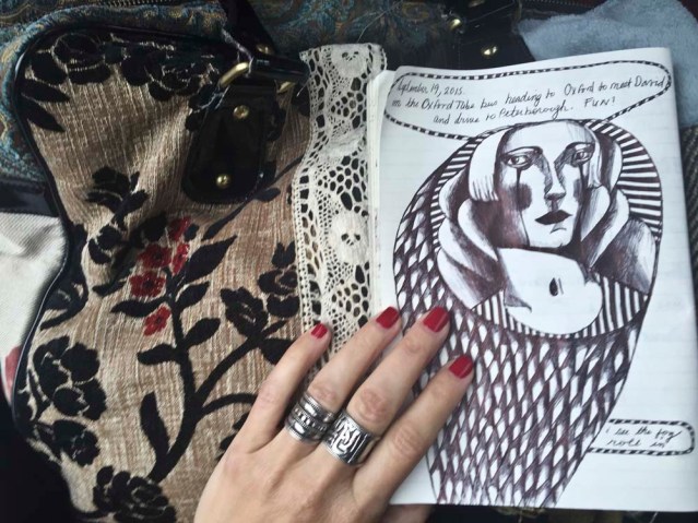 on my way to oxford to meet david. from there we drive to peterborough