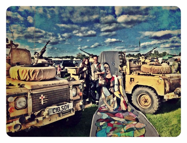 a day in peterborough with david and a whole bunch of land rovers