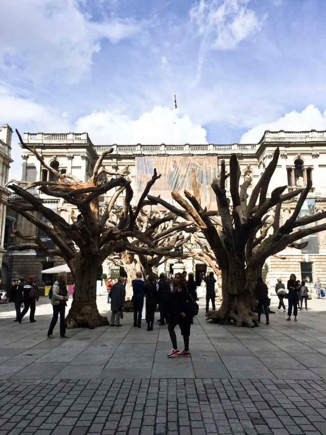 my sister, new friend alice and i visit the ai weiwei exhibition at the royal academy