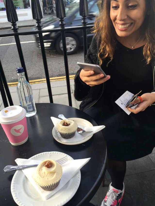 the day cannot be complete without a trip to the hummingbird bakery