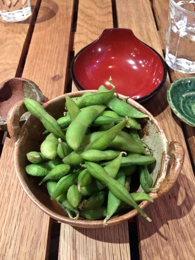 we were both attracted to the window of this little Japanese restaurant called kirazu. funny enough, we ended up sitting at the window, facing the walkers-by, luring them in with our scrumptious feast