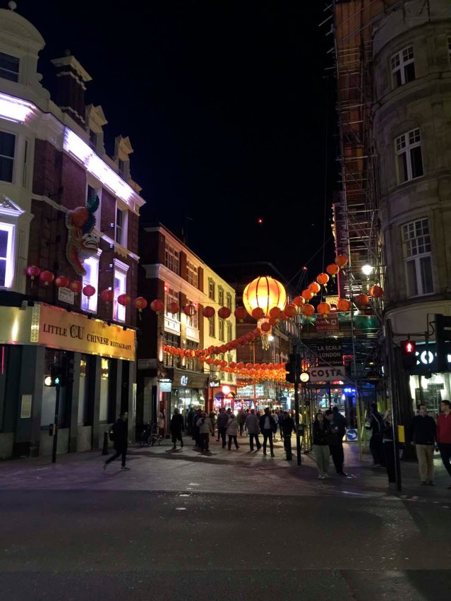 later on that night i met yasmine at leicester square station for dinner