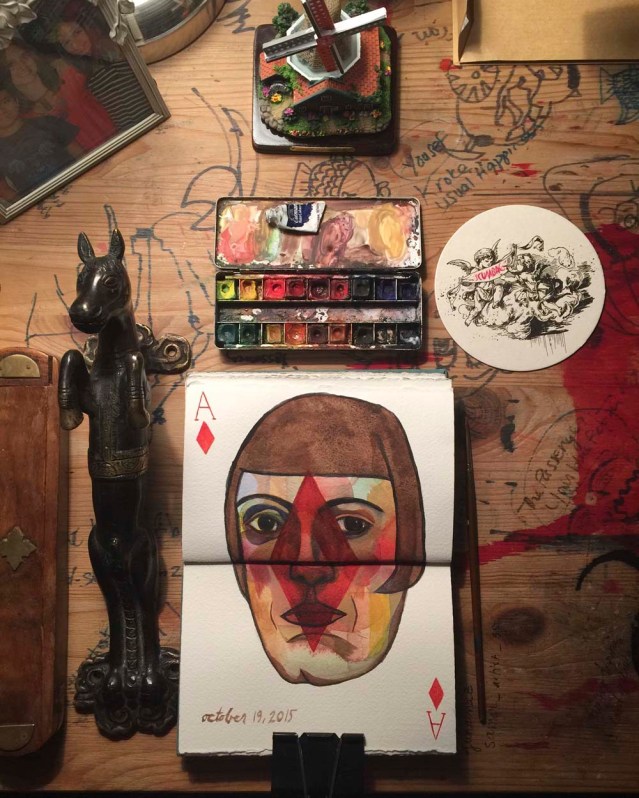 so of course i couldn't just use them to play giant card games, and as usual one thing always leads to another with my work