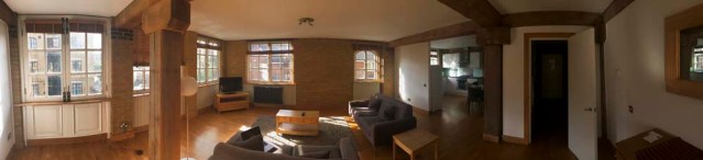 We settle into our Burmondsey apartment after the most awkward move on the previous night. it was pouring down hard, we had two large suitcases, my tapestry, a few shopping bags full of groceries and books, an umbrella each, a carry-on suitcase, my mary poppins bag and my laptop. oh, and a map to our flat, with a separate piece of paper for the code we needed to punch in at the main entrance to our building. all this, and then trying to find our building while trudging through the rather dickensian alleyways. it was nearing 10 pm, yasmine was recovering from her cold, we were drenched and tired. somehow we forgot it all once we opened our door to this