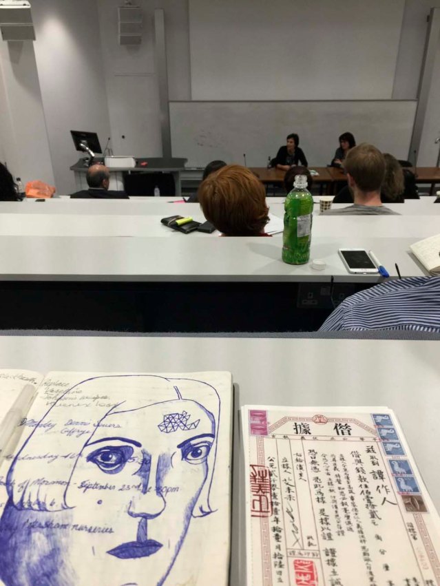 that night i'm terribly late to mai's lecture at SOAS. i miss 15 minutes of it but soon catch up