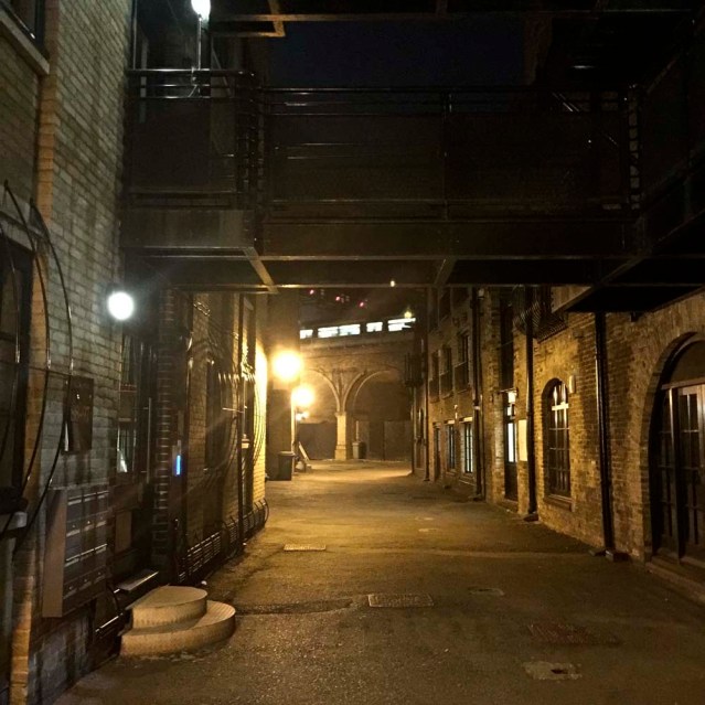 i arrive at our apartment as a train passes through. home, sweet, home