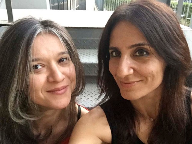 one of many photos of laura and me today. and of course it's a selfie