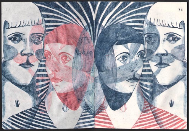 we are an exact blend of blue and red