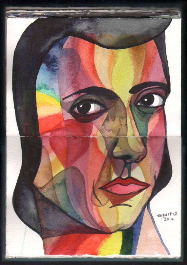 rainbow woman
